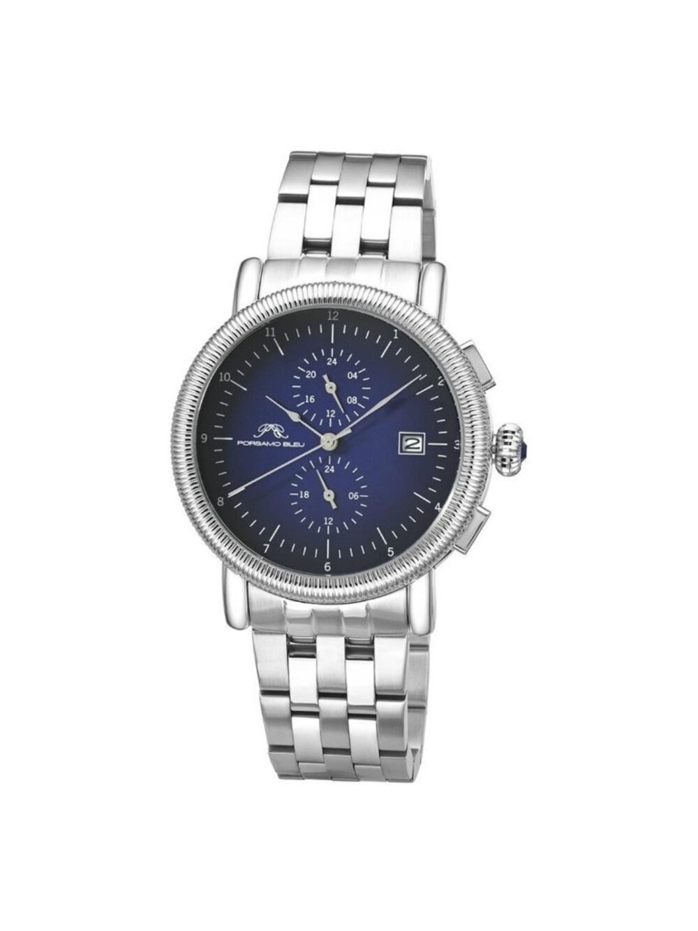 NWT Porsamo Bleu Valor Chronograph Blue Dial Men's Watch